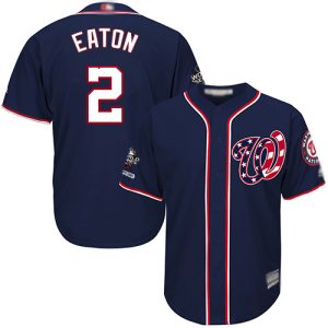 Amazing Nationals #2 Adam Eaton Navy Blue Cool Base 2019 World Series Champions Stitched Youth MLB Jersey For a short time available Grab yours quickly to own a team jersey