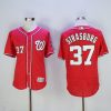Amazing Nationals #37 Stephen Strasburg Red Flexbase Authentic Collection Stitched MLB Jersey