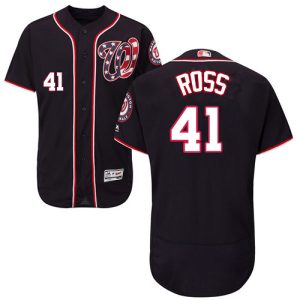 Amazing Nationals #41 Joe Ross Navy Blue Flexbase Authentic Collection Stitched MLB Jersey