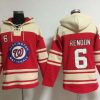 Amazing Nationals #6 Anthony Rendon Red Sawyer Hooded Sweatshirt MLB Hoodie
