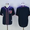 Amazing Nationals Blank Navy Blue New Cool Base Stitched MLB Jersey