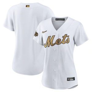 Amazing New York Mets Blank Women's Nike White 2022 MLB All Star Game Replica Jersey Be among the first buyers Order now to enjoy top notch quality