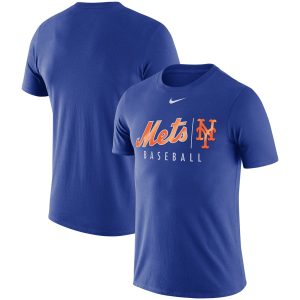 Amazing New York Mets Nike MLB Practice T Shirt Royal