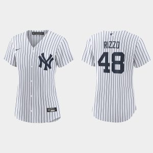 Amazing New York Yankees #48 Anthony Rizzo Women's Nike White Home Jersey Limited stock Order now to show your love for your team