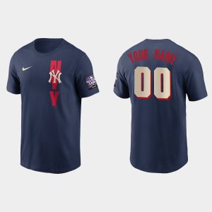 Amazing New York Yankees Custom Men's 2021 MLB All Star Game Navy T Shirt