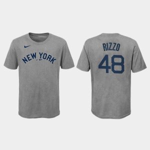 Amazing Nike Yankees #48 Anthony Rizzo Youth 2021 Field of Dreams MLB T Shirt Gray Act fast Only a few left Secure yours today