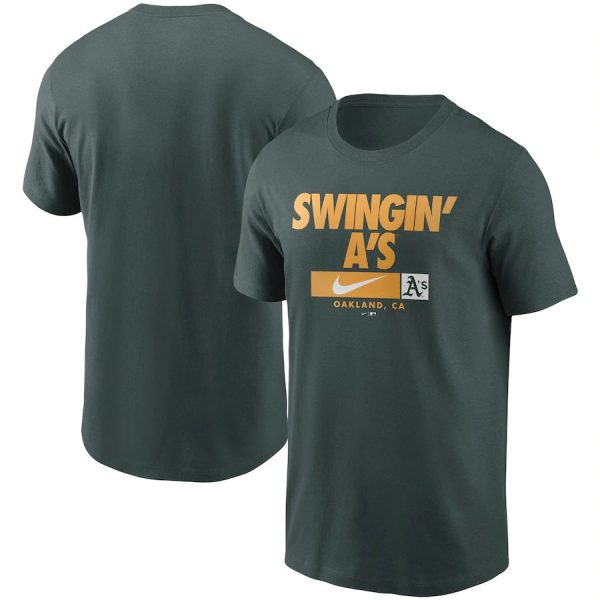 Amazing Oakland Athletics Nike Local Nickname T Shirt Green Sports enthusiasts seize this opportunity Order now to feel the game excitement