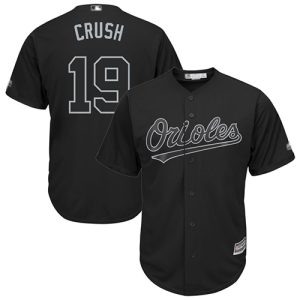 Amazing Orioles #19 Chris Davis Black Crush Players Weekend Cool Base Stitched MLB Jersey