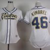 Amazing Padres #46 Craig Kimbrel White Home Women's Stitched MLB Jersey For a short time available Grab yours quickly to own a team jersey