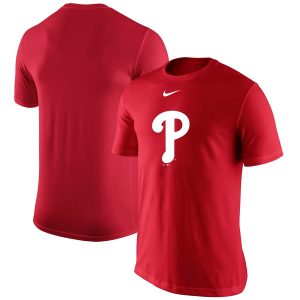 Amazing Philadelphia Phillies Nike Legend Batting Practice Primary Logo Performance T Shirt Red