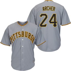 Amazing Pirates #24 Chris Archer Grey Cool Base Stitched Youth MLB Jersey Sports fans this is your chance Order soon to be part of the action