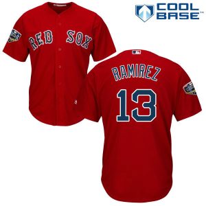 Amazing Red Sox #13 Hanley Ramirez Red Cool Base 2018 World Series Stitched Youth MLB Jersey Sports fans this is your chance Order soon to be part of the action
