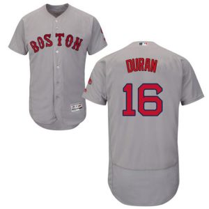 Amazing Red Sox #16 Jarren Duran Grey Flexbase Authentic Collection Stitched MLB Jersey