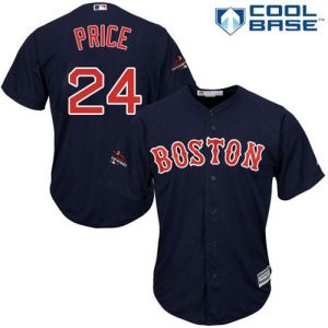 Amazing Red Sox #24 David Price Navy Blue Cool Base 2018 World Series Champions Stitched Youth MLB Jersey Retailers boost your inventory Order now to meet customer demand