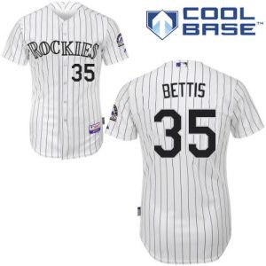 Amazing Rockies #35 Chad Bettis White Cool Base Stitched Youth MLB Jersey Sports enthusiasts seize this opportunity Order now to feel the game excitement