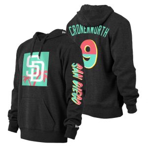 Amazing San Diego Padres #9 Jake Cronenworth Men's Nike MLB 2022 City Connect Hoodie   Black