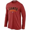 Amazing San Francisco Giants Long Sleeve MLB T Shirt Red