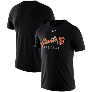Amazing San Francisco Giants Nike MLB Team Logo Practice T Shirt Black