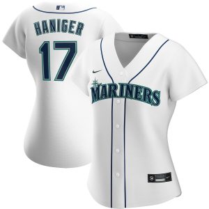 Amazing Seattle Mariners #17 Mitch Haniger Nike Women's Home 2020 MLB Player Jersey White For a short time available Grab yours quickly to own a team jersey