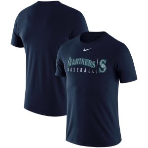 Amazing Seattle Mariners Nike MLB Practice T Shirt Navy