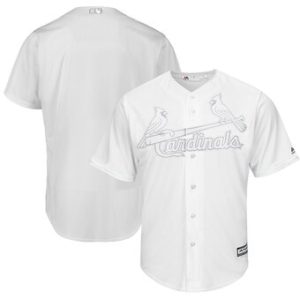 Amazing St. Louis Cardinals Blank Majestic 2019 Players' Weekend Cool Base Team Jersey White