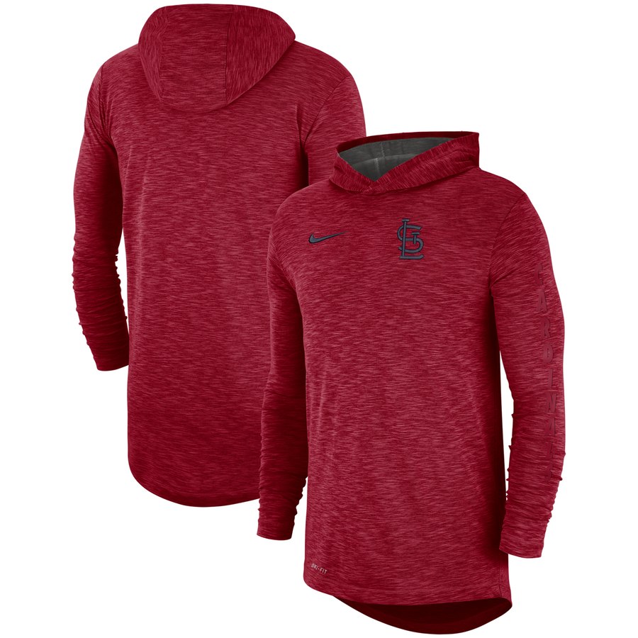 Amazing St. Louis Cardinals Nike Performance Slub Pullover Hoodie Red