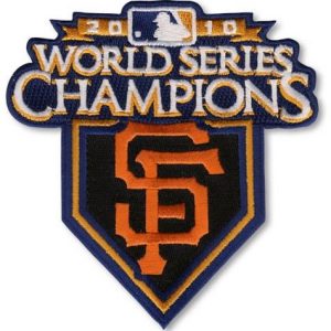 Amazing Stitched 2010 San Francisco Giants MLB World Series Champions Jersey Patch