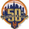 Amazing Stitched 2012 New York Mets 50th Anniversary Patch