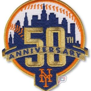 Amazing Stitched 2012 New York Mets 50th Anniversary Patch