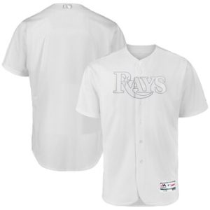 Amazing Tampa Bay Rays Blank Majestic 2019 Players' Weekend Flex Base Authentic Team Jersey White