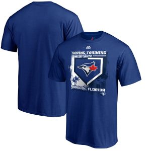 Amazing Toronto Blue Jays Majestic 2019 Spring Training Grapefruit League Base on Ball T Shirt Royal