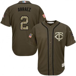 Amazing Twins #2 Luis Arraez Green Salute to Service Stitched Youth MLB Jersey Be among the first buyers Order now to enjoy top notch quality