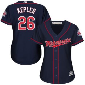 Amazing Twins #26 Max Kepler Navy Blue Alternate Women's Stitched MLB Jersey Be among the first buyers Order now to enjoy top notch quality