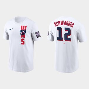 Amazing Washington Nationals #12 Kyle Schwarber Men's 2021 MLB All Star Game Wordmark White T Shirt Retailers boost your inventory Order now to meet customer demand