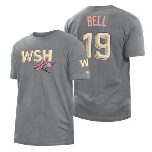 Amazing Washington Nationals #19 Josh Bell Men's Nike Gray Big Tall 2022 City Connect New T Shirt Hurry Exclusive offer Place your order immediately for a great jersey