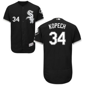 Amazing White Sox #34 Michael Kopech Black Flexbase Authentic Collection Stitched MLB Jersey