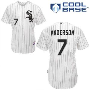 Amazing White Sox #7 Tim Anderson White(Black Strip) Home Cool Base Stitched Youth MLB Jersey Limited stock Order now to show your love for your team