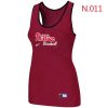 Amazing Women's Nike Philadelphia Phillies Tri Blend Racerback Stretch Tank Top Red
