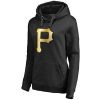 Amazing Women's Pittsburgh Pirates Gold Collection Pullover Hoodie Black Collectors this is a must have Add it to your collection by ordering