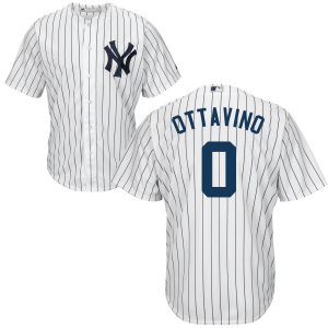 Amazing Yankees #0 Adam Ottavino White Strip New Cool Base Stitched MLB Jersey