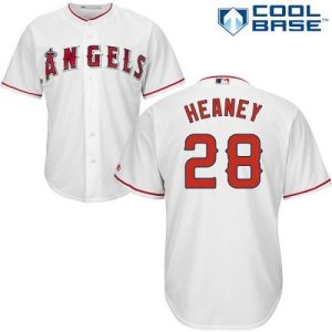 Delightful Angels #28 Andrew Heaney White Cool Base Stitched Youth MLB Jersey With high demand Don't miss out Order now to wear your team colors