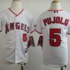 Delightful Angels #5 Albert Pujols White Stitched Youth MLB Jersey Be among the first buyers Order now to enjoy top notch quality