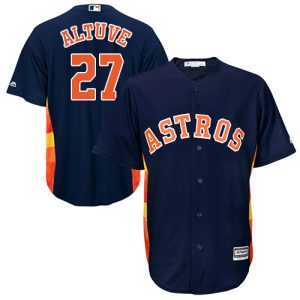 Delightful Astros #27 Jose Altuve Navy Blue Cool Base Stitched Youth MLB Jersey With high demand Don't miss out Order now to wear your team colors