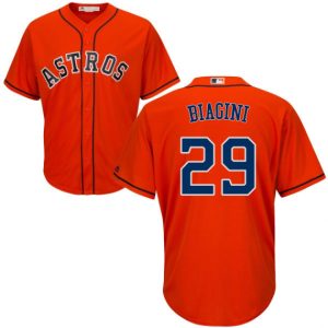 Delightful Astros #29 Joe Biagini Orange New Cool Base Stitched MLB Jersey