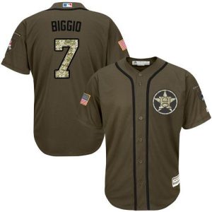 Delightful Astros #7 Craig Biggio Green Salute to Service Stitched Youth MLB Jersey Sports enthusiasts seize this opportunity Order now to feel the game excitement
