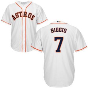 Delightful Astros #7 Craig Biggio White Cool Base Stitched Youth MLB Jersey Limited stock Order now to show your love for your team