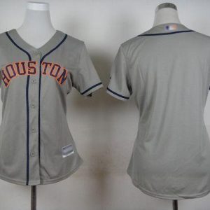 Delightful Astros Blank Grey Road 2019 World Series Bound Women's Stitched MLB Jersey Limited stock Order now to show your love for your team