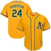 Delightful Athletics #24 Rickey Henderson Gold Cool Base Stitched Youth MLB Jersey Sports enthusiasts seize this opportunity Order now to feel the game excitement
