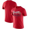 Delightful Atlanta Braves Nike Practice Performance T Shirt Red