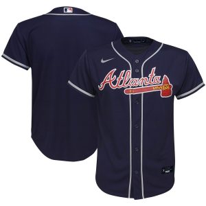 Delightful Atlanta Braves Nike Youth Alternate 2020 MLB Team Jersey Navy Sports enthusiasts seize this opportunity Order now to feel the game excitement